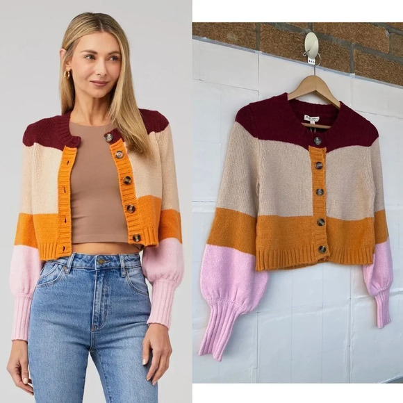 FOR LOVE & LEMONS HAILEY CARDIGAN MEDIUM - Picture 4 of 16